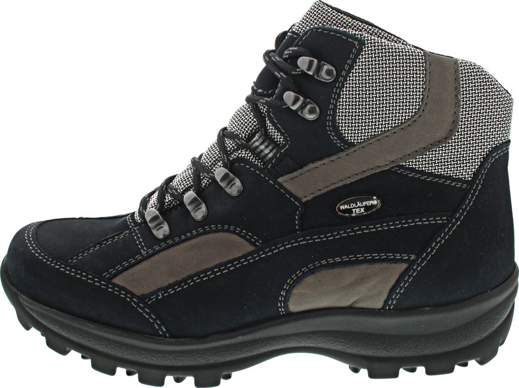 A single hiking boot shown from the side against a white background.