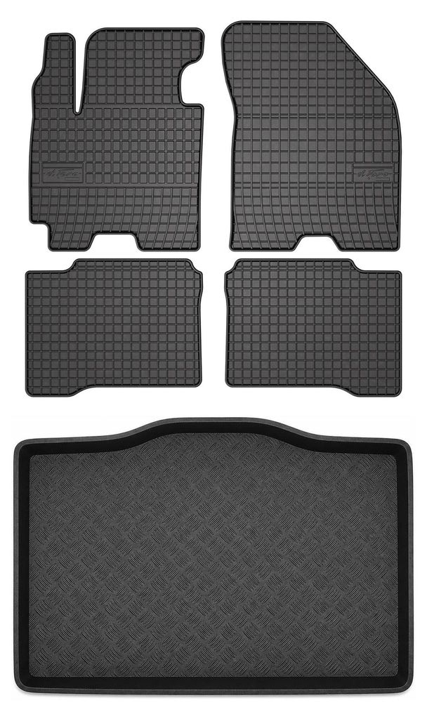 Tapis en caoutchouc + bac de coffre pour Suzuki Swift V Image du produit 