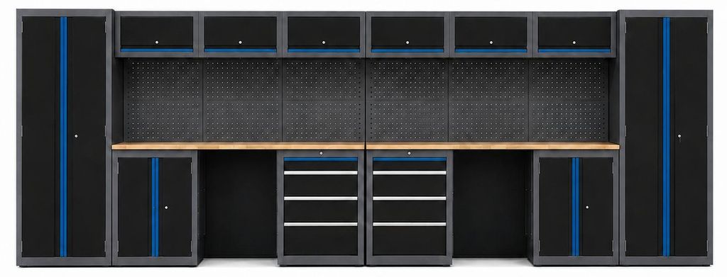 2x Werkstattwand 13-tlg. modulares Werkstattschranksystem Produktbild 