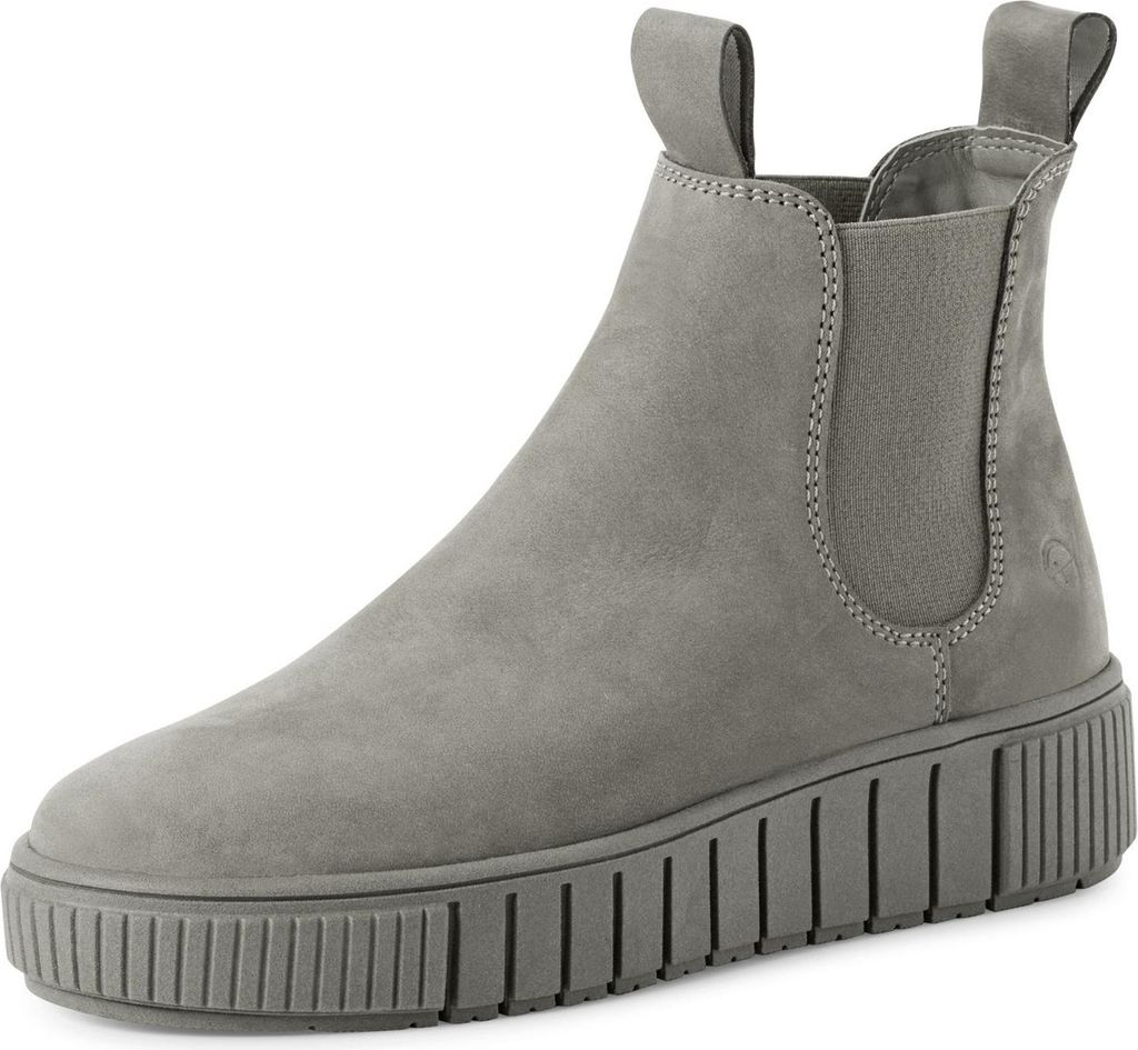 Tamaris Damen Stiefel Leder grau 40 Produktbild 