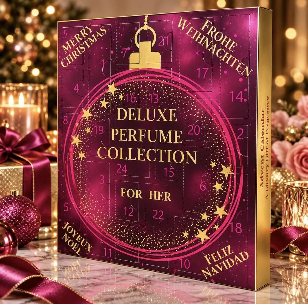 Damenadventskalender mit 24 verschiedene Damenparfüm Produktbild 