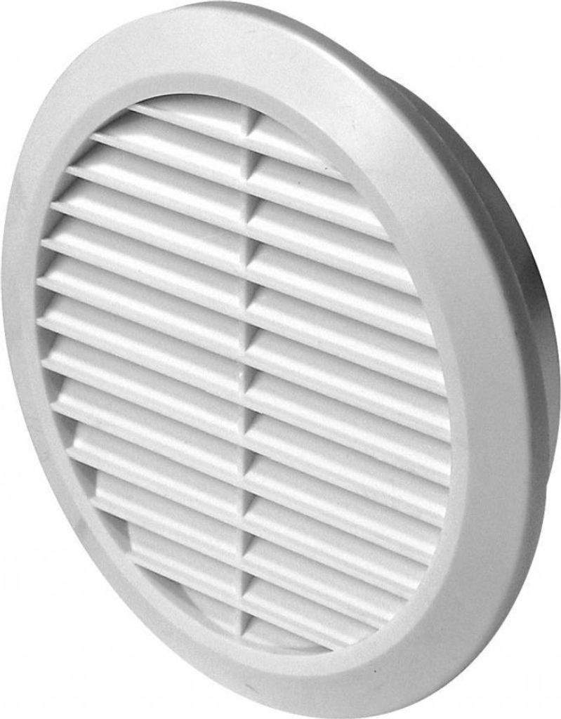 Grille d'évacuation d'air AWENTA ronde 10-15 cm blanc T36 Image du produit 