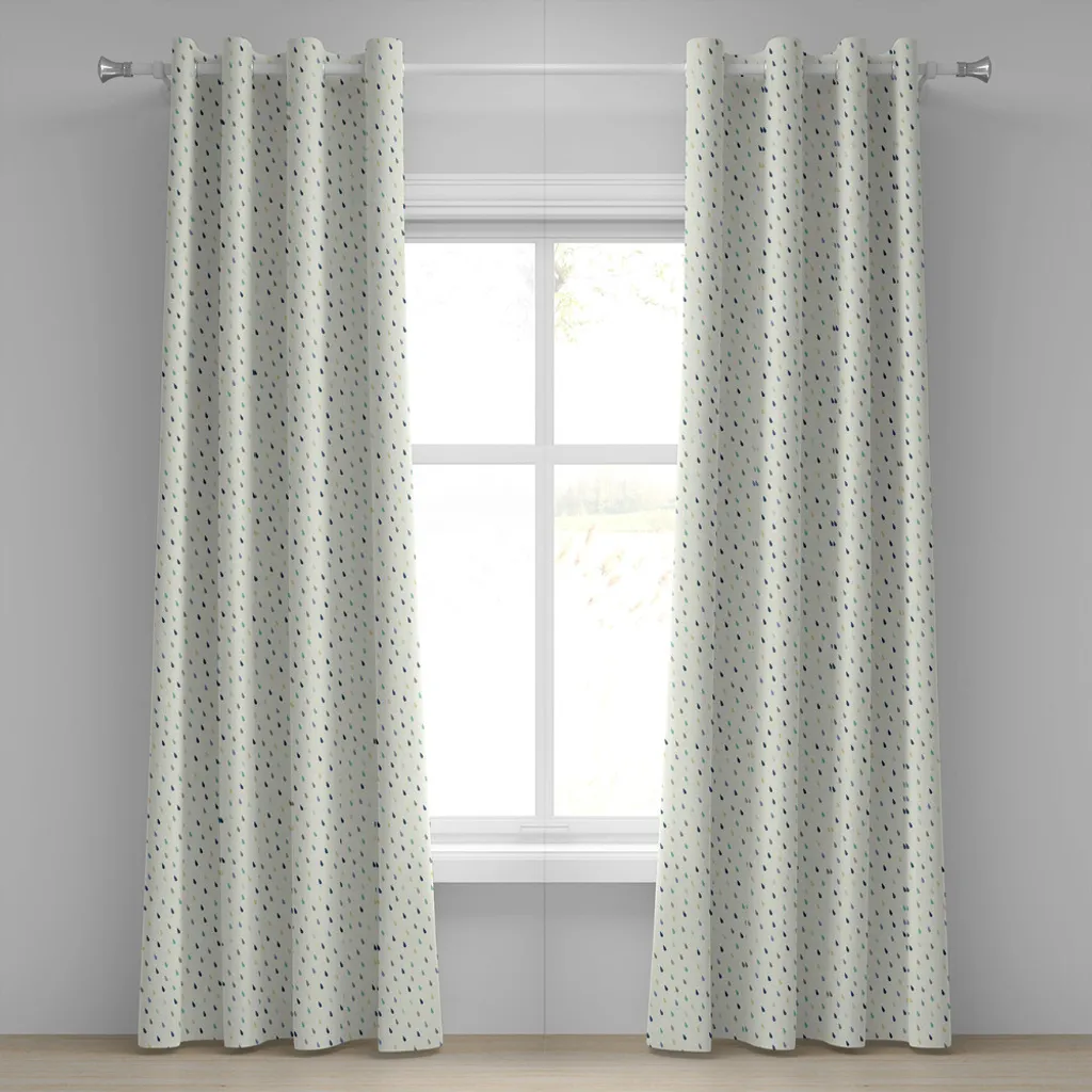 ABAKUHAUS Tenda Astratta Gocce d'Acqua 280x225cm - Decorazione Moderna