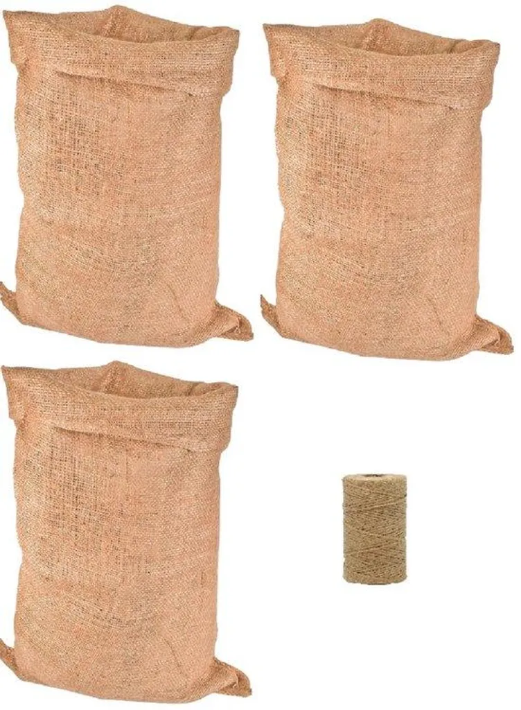 Toile de jute naturelle en sac de conservation 85x50 cm spécial jardin
