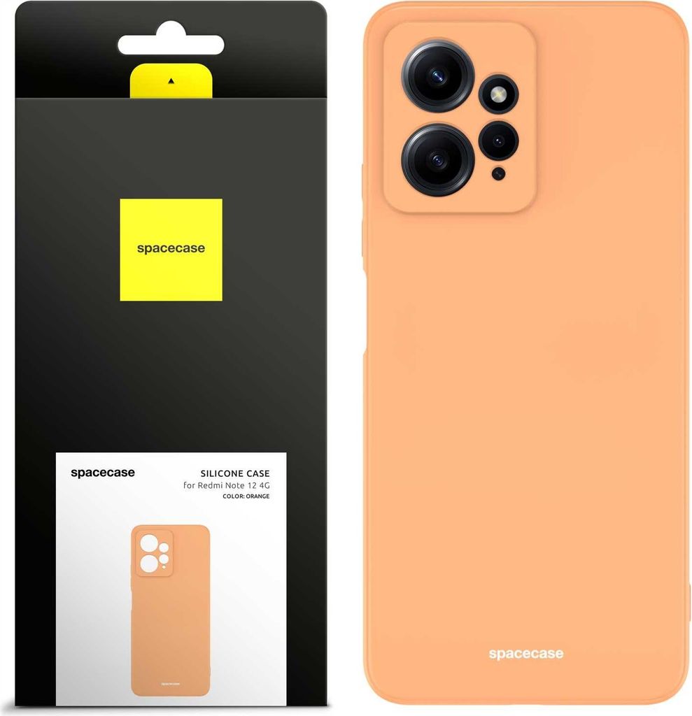 Spacecase Silikonhülle Redmi Note 12 4G orange