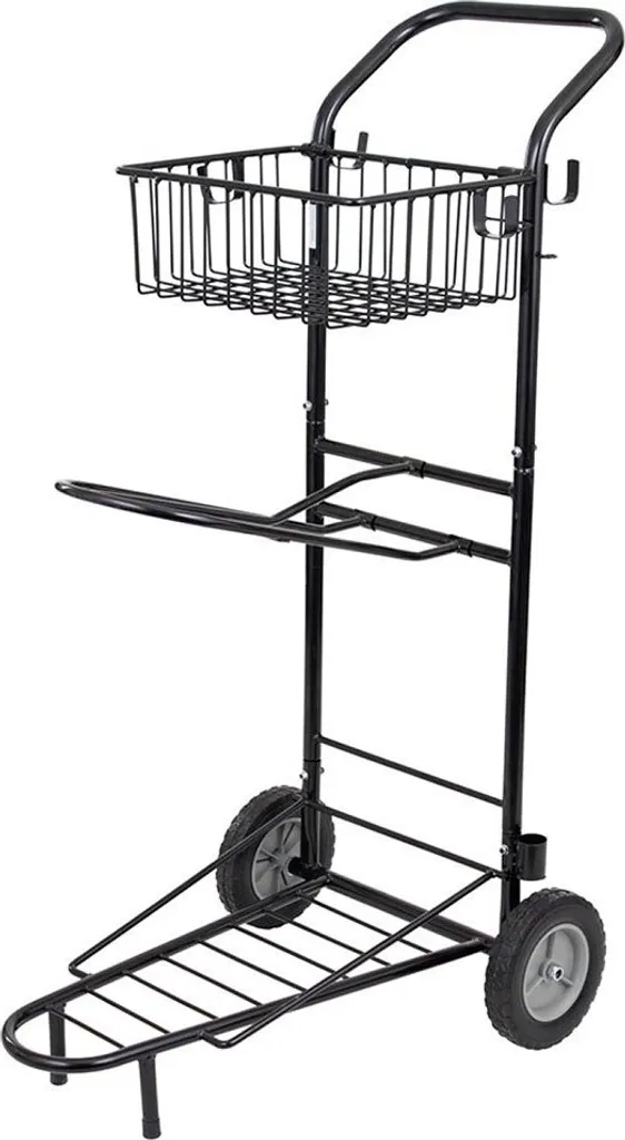 Chariot à commissions Premiere avec panier Noir One Size ergonomique