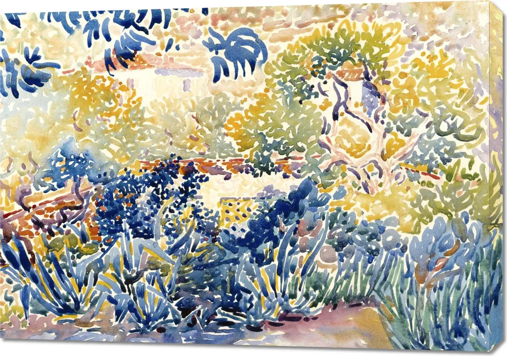 Aménager son Salon avec le Tableau 100x70 Le Jardin de l'artiste Cross