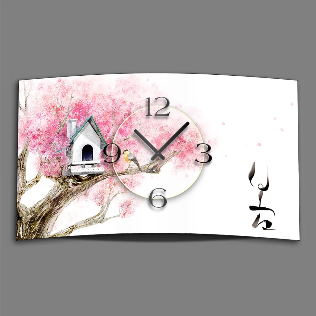 Orologio 3D Asia Cherry Blossom: Il Silenzio della Natura in Casa Tua - 6