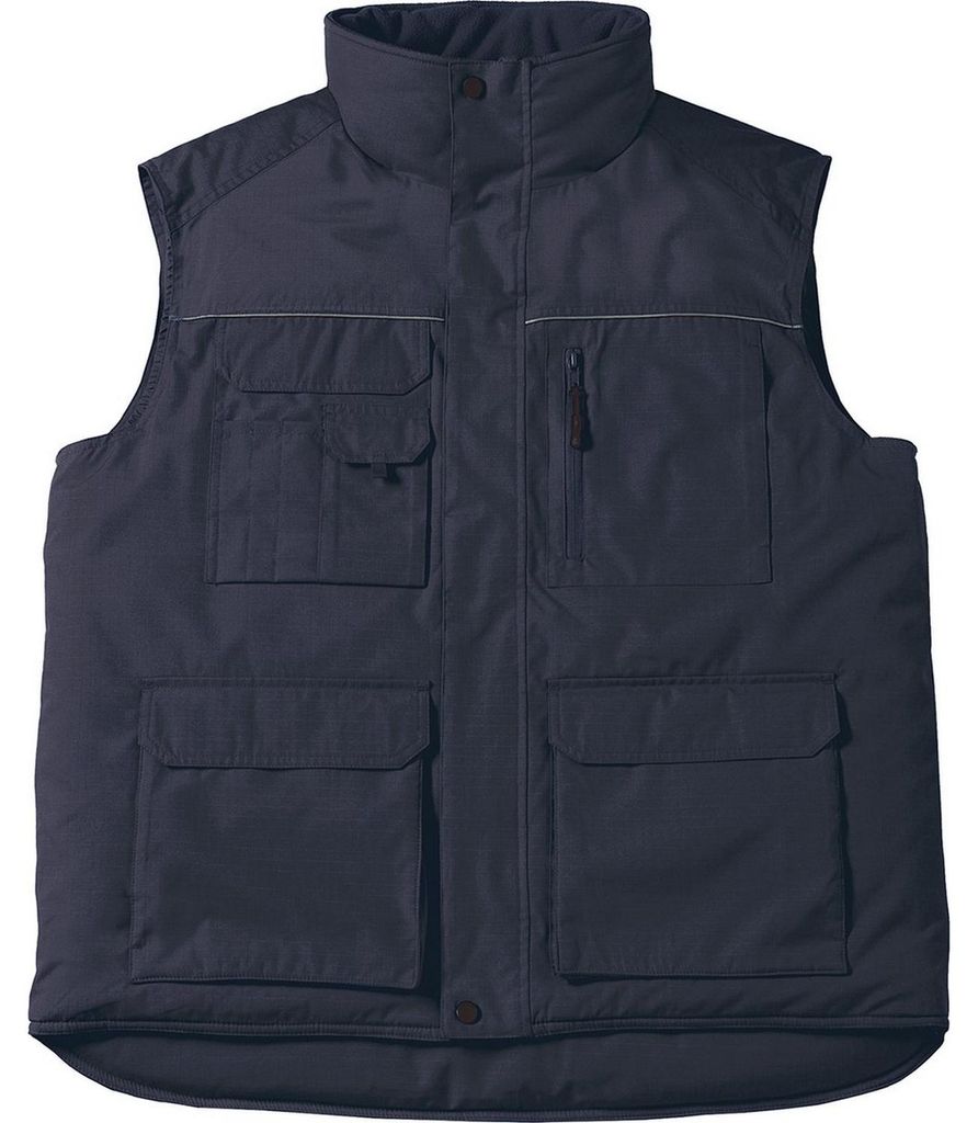 B&C - "Expert Pro" Weste für Herren - Arbeit FK3258 (4XL) (Marineblau)