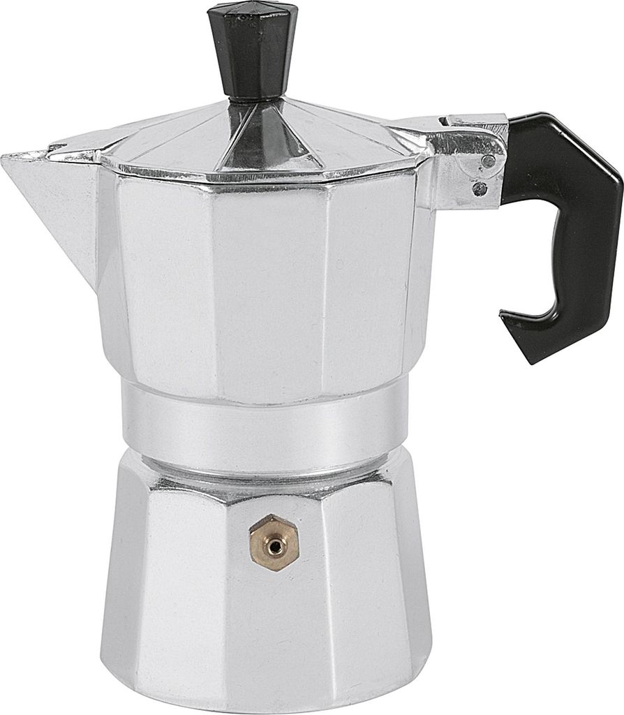 KARL KRÜGER Cafetière expresso 1 tasse 13cm Ø6cm Aluminium Image du produit 