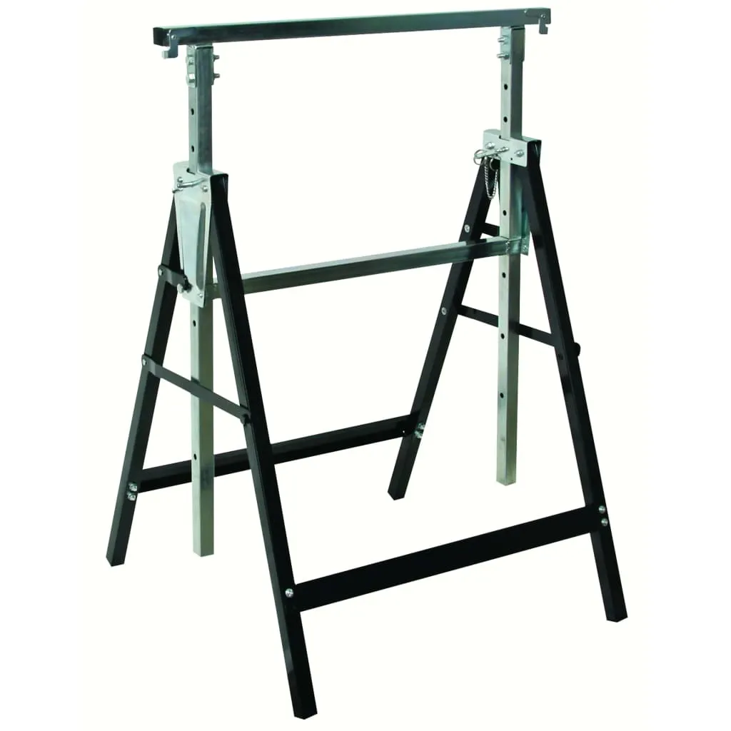 Chevalet de sciage portatif en métal supportant 180 kg par pièce