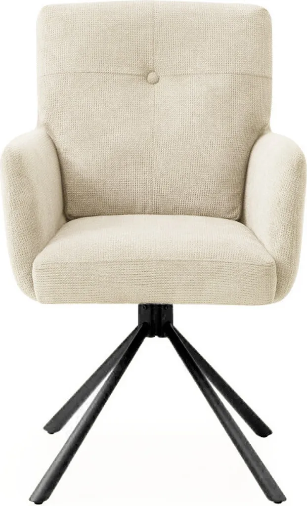 Chaise Confortable pour Mal de Dos KALAN Pivotante 180° Beige x2