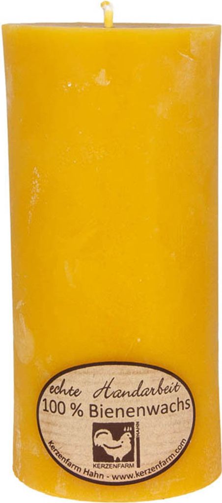 Kerze aus reinem Bienenwachs, massiv, gegossen 13,5 x 6,5 Produktbild 