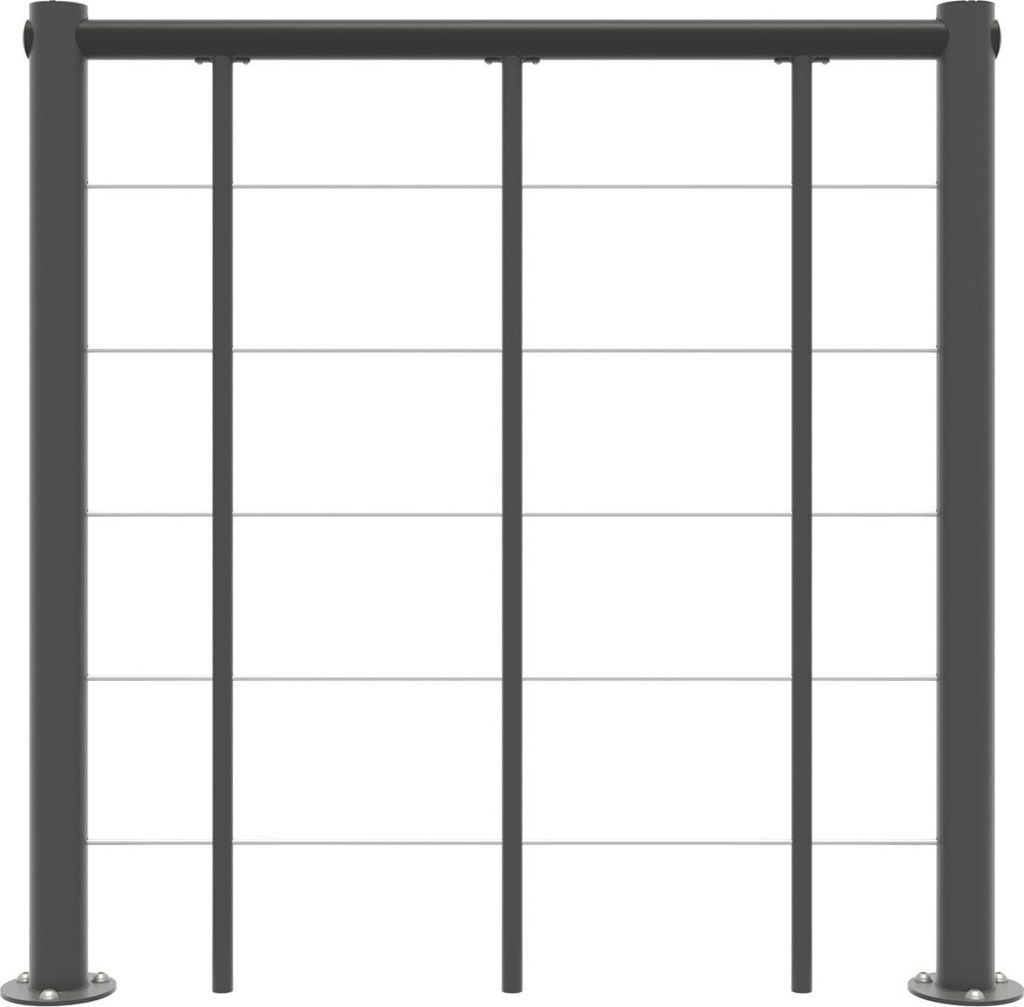 Minka Brüstungsgeländer zu Spino Zink Color Anthrazit