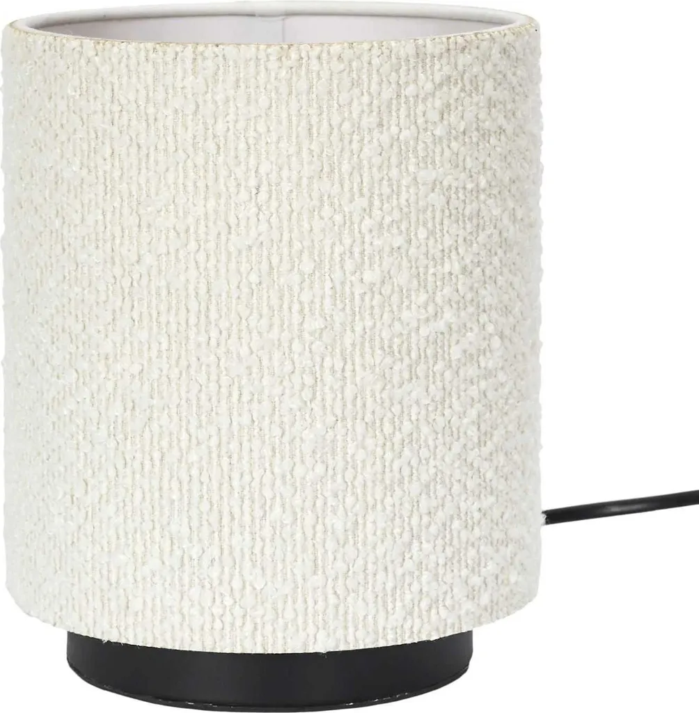 Lampe de chevet décorative beige 20cm HowHomely pour table de nuit