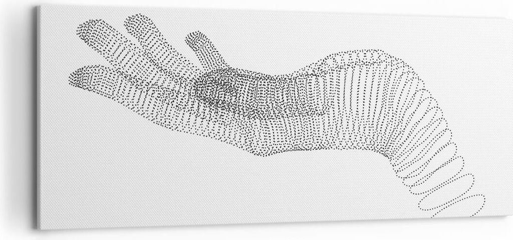 Bild auf Leinwand - Leinwandbild - Einteilig - Hand Grafik Produktbild 