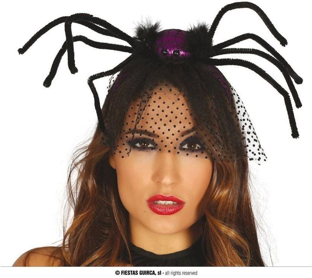 ČELENKA S PAVOUKEM - Halloween                              Obrázek produktu 