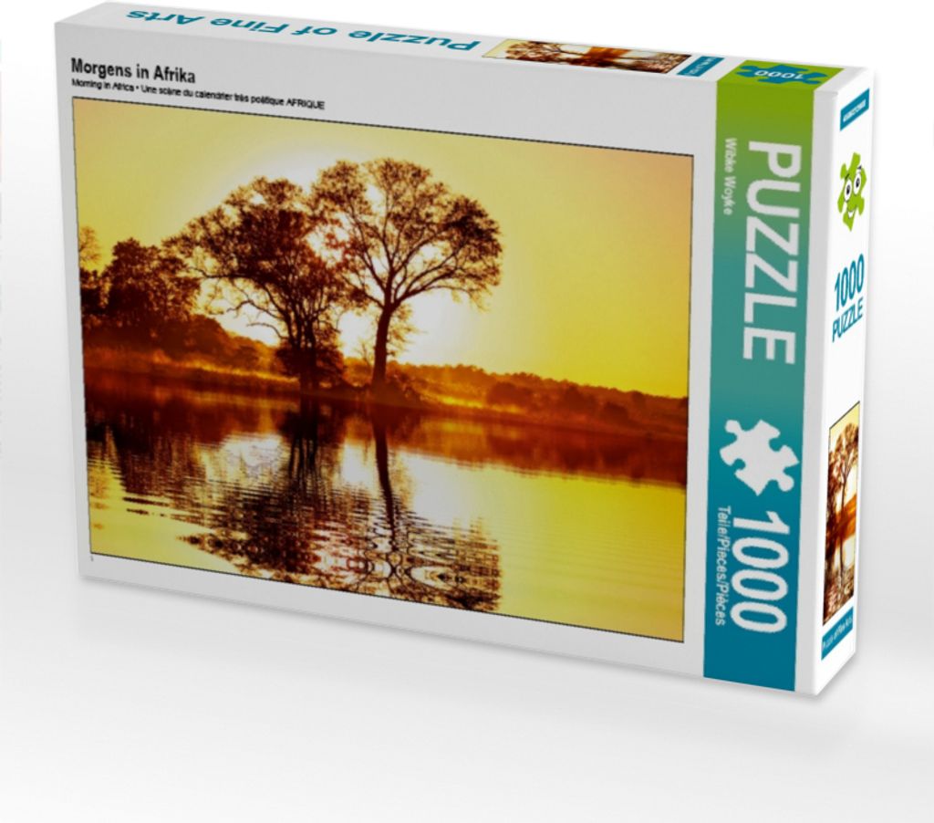 Calvendo Morgens in Afrika 1000 Teile Puzzle quer 640x480mm, Woyke Wibke; 7290159