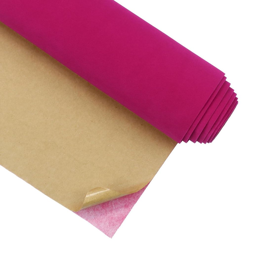Zelfklevend Roze Velours Behang voor Meubels 30 x 200 cm Productafbeelding 
