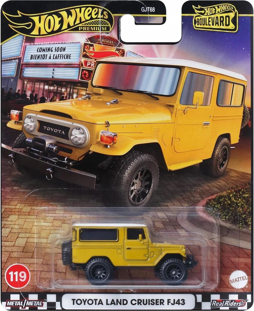 MATTEL Hw Premium Car Boulevard, Sort. 0