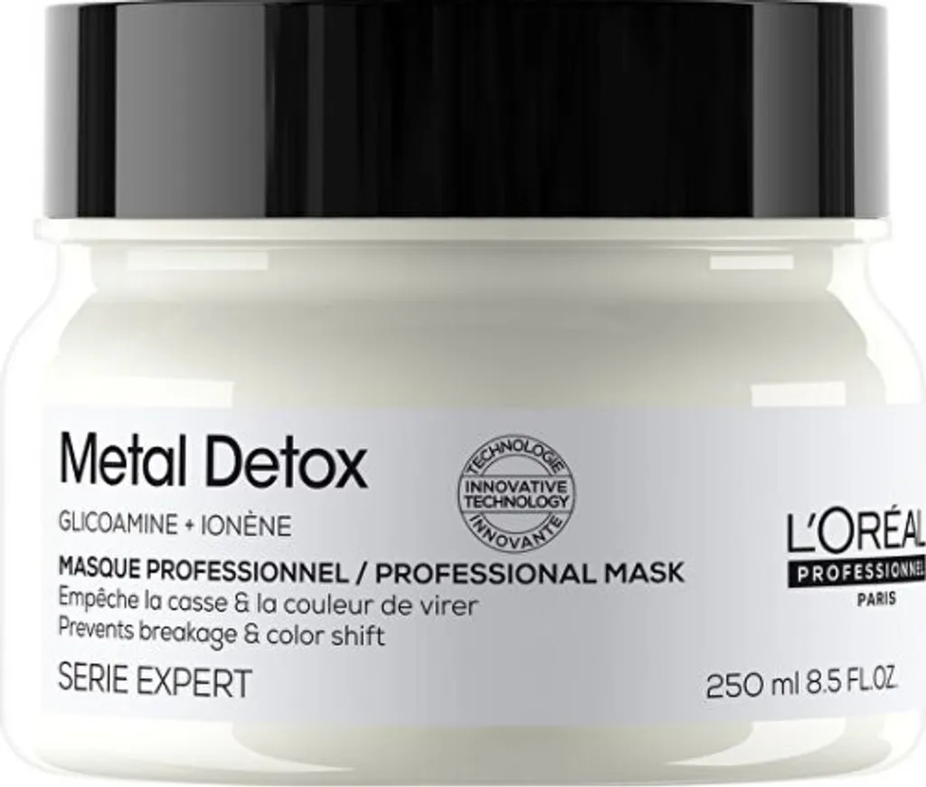 Masque Anti-Casse et Anti-Ternes pour Cheveux Colorés Metal Detox 150ml