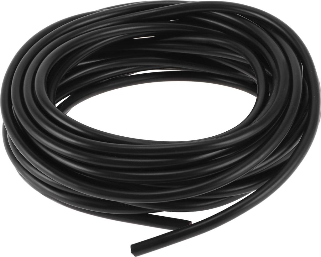 1 Stück 16AWG Universaler Massekabel-Autoradio, Automobil, Autolautsprecher-Stromkabel Vollständig isoliert & Soft-Touch-Mantel TC Schwarz 33FT 3...