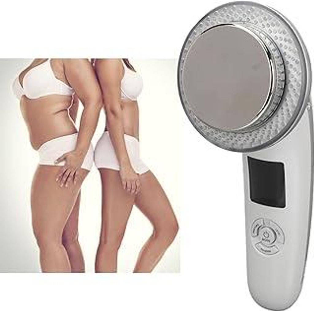 Fyearfly Radiofrequenz Hautstraffungsmaschine,Ultraschallgerät Massage, 100–240V 6 in 1 RF elektrisches Gesichtsmassagegerät Ultraschall Gesich...