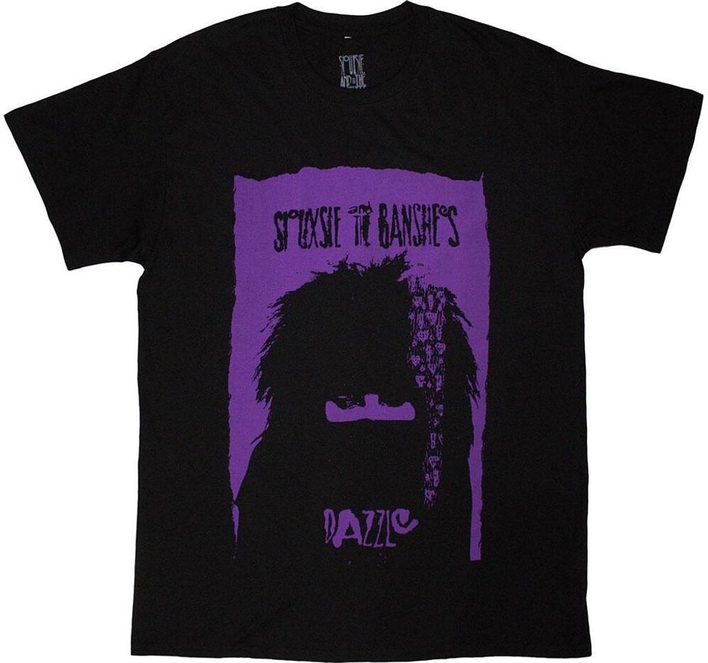 Siouxsie & The Banshees - "Dazzle" T-Shirt für Herren/Damen Uni RO13405 (M) (Schwarz)