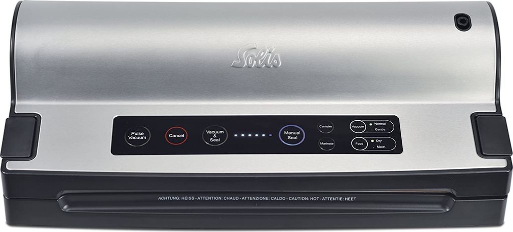 SOLIS Vakuumierer 922.20 120Watt Edelstahl/schwarz Obrázok produktu 