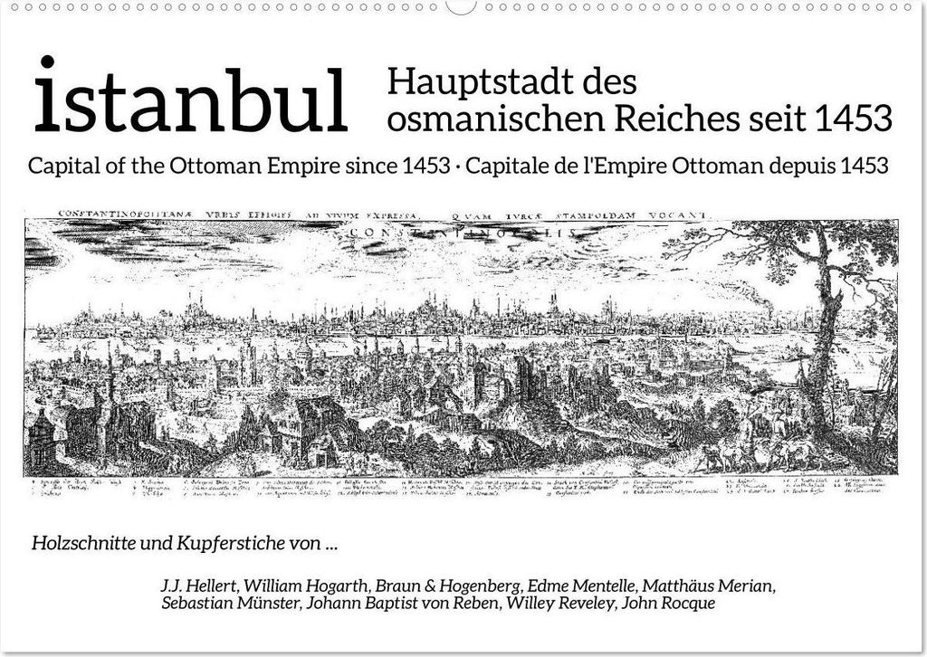 Istanbul - Hauptstadt des osmanischen Reiches seit 1453 (Wandkalender 2026 DIN A2 quer), CALVENDO Monatskalender