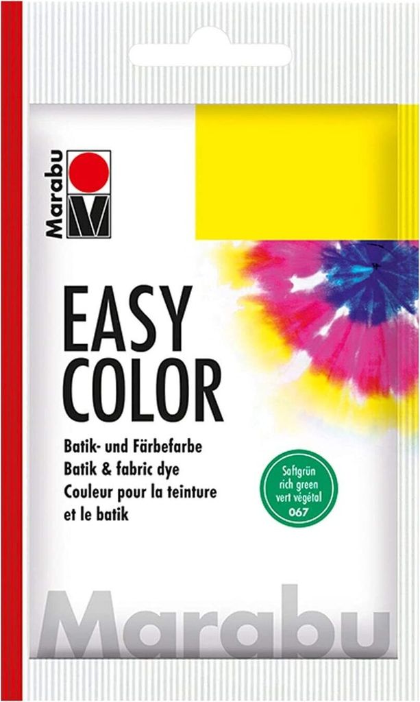 Marabu Batik und Färbefarbe "EasyColor" 25 g saftgrün Produktbild 
