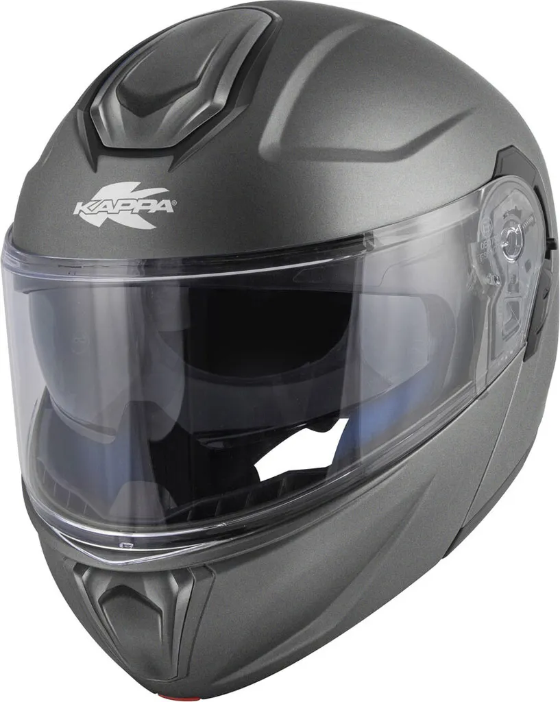 Casque modulaire KAPPA KV50 Basic titane mat taille XL pour moto