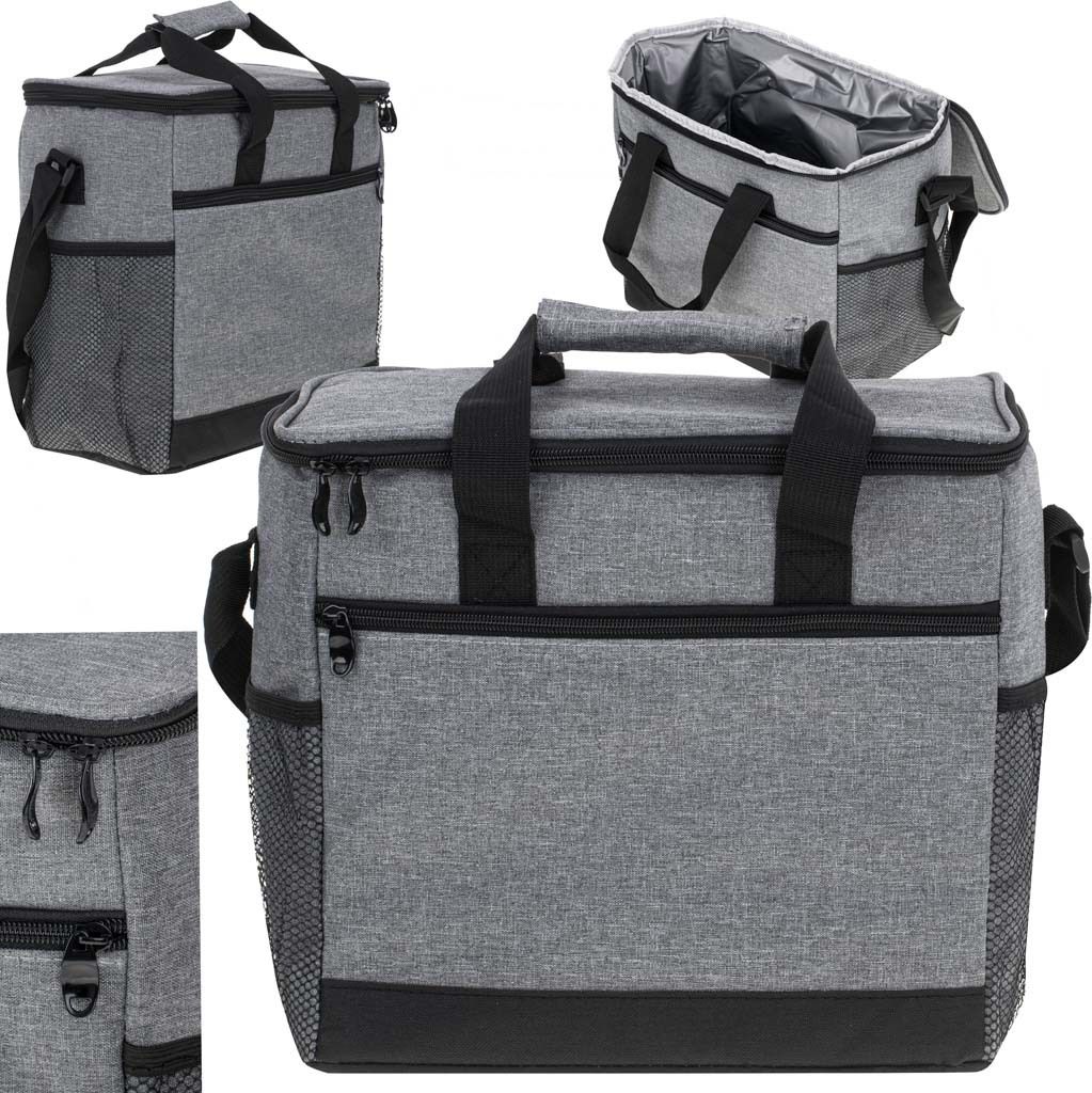 Thermo-Lunchbag für Strandpicknick 16L grau