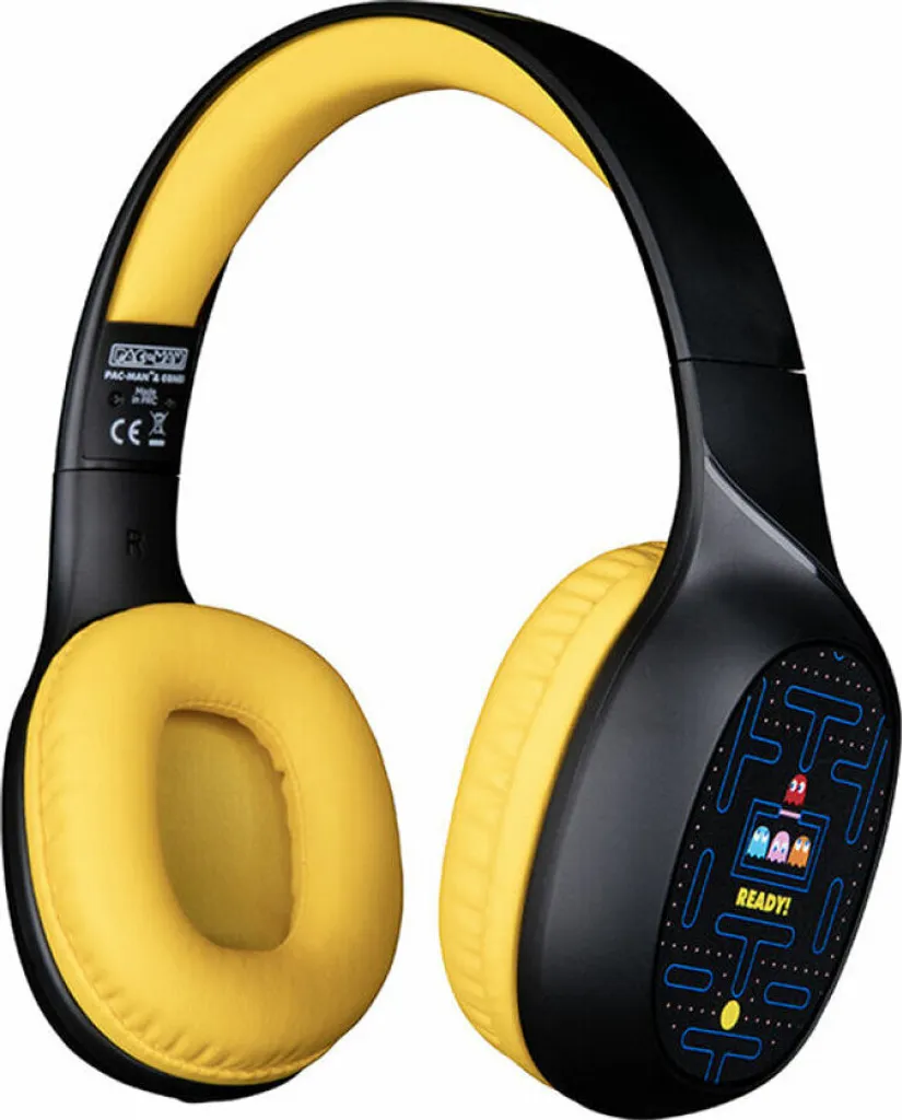 Écouteurs Bluetooth Pac-Man 30 Heures d'Autonomie et Connexion Jack