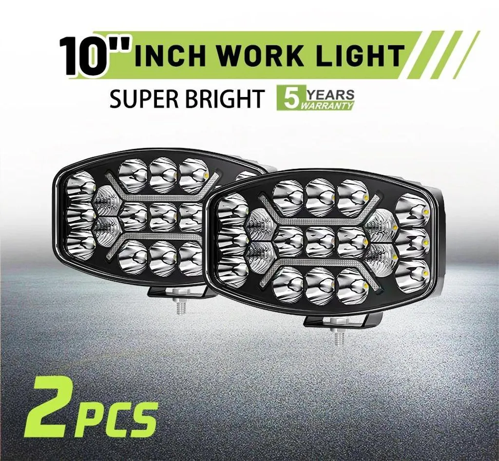 Éclairage LED pour Chantier et Sortie Off-Road - Pack 2 Projecteurs - 2