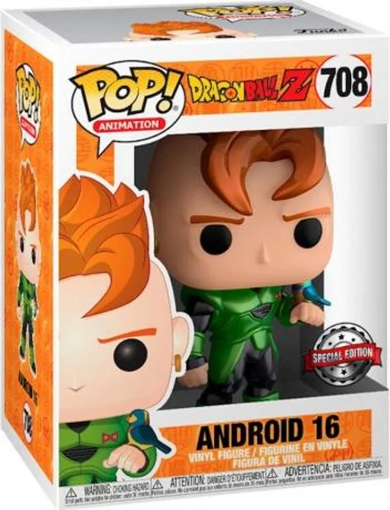 Funko Pop! Dragon Ball Z C-16 Figurine 708 Vinyle Édition Spéciale - 3