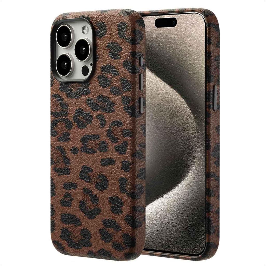 Selencia Sabi Cover posteriore con motivo leopardato e Immagine del prodotto 