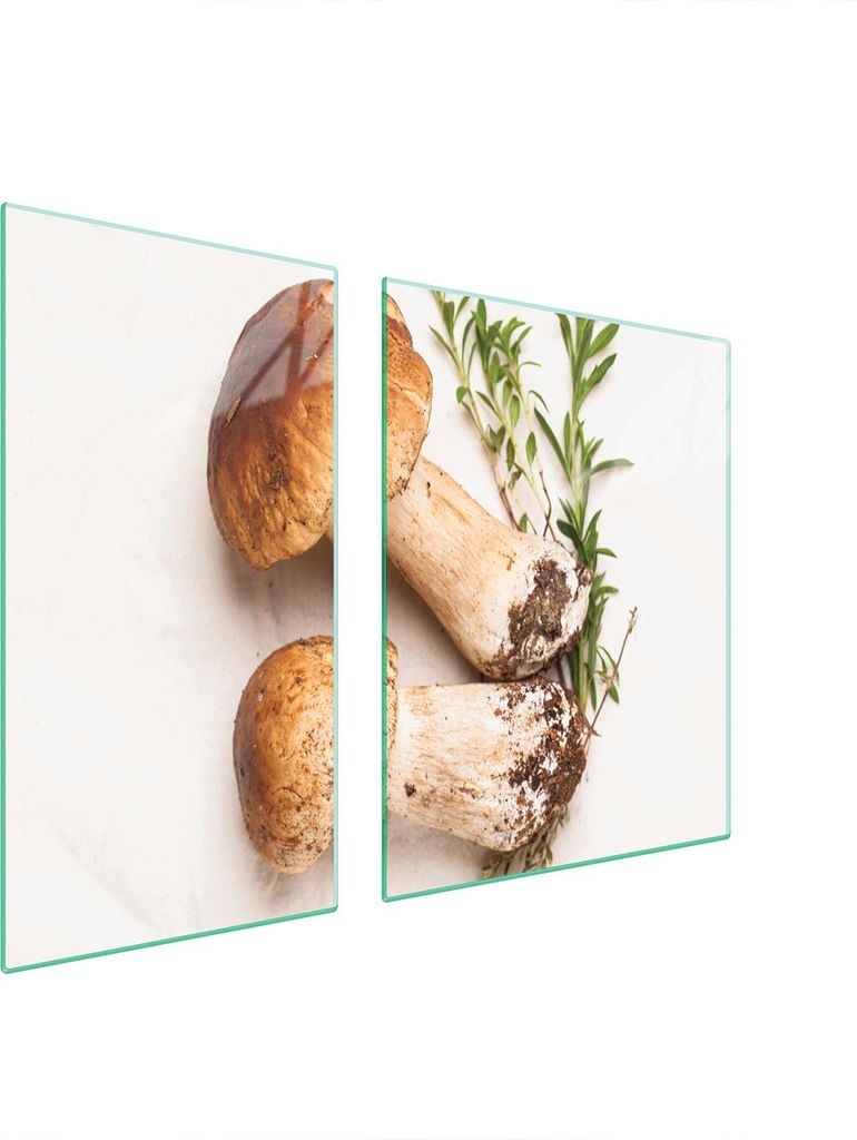 Glasschutzplatte Für Herd 90X52 Pilze