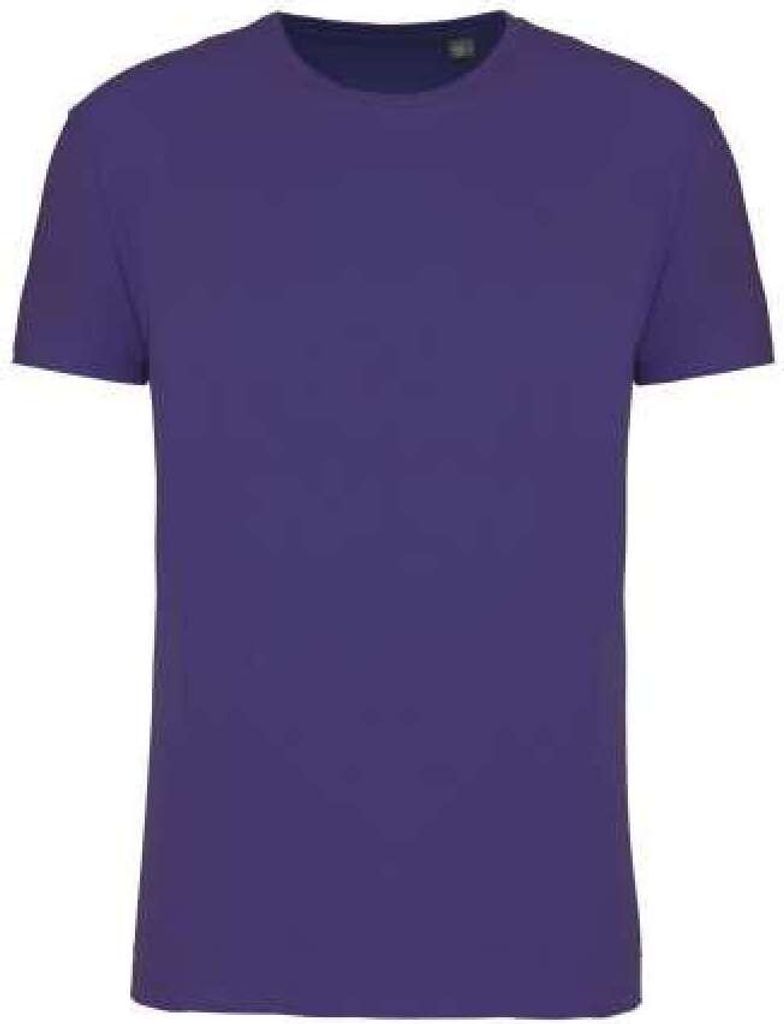 Kariban Herren T-Shirt Slim Fit Basic Rundhals Sweatshirt Shirt, Größe:XL, Farbe:Deep Purple