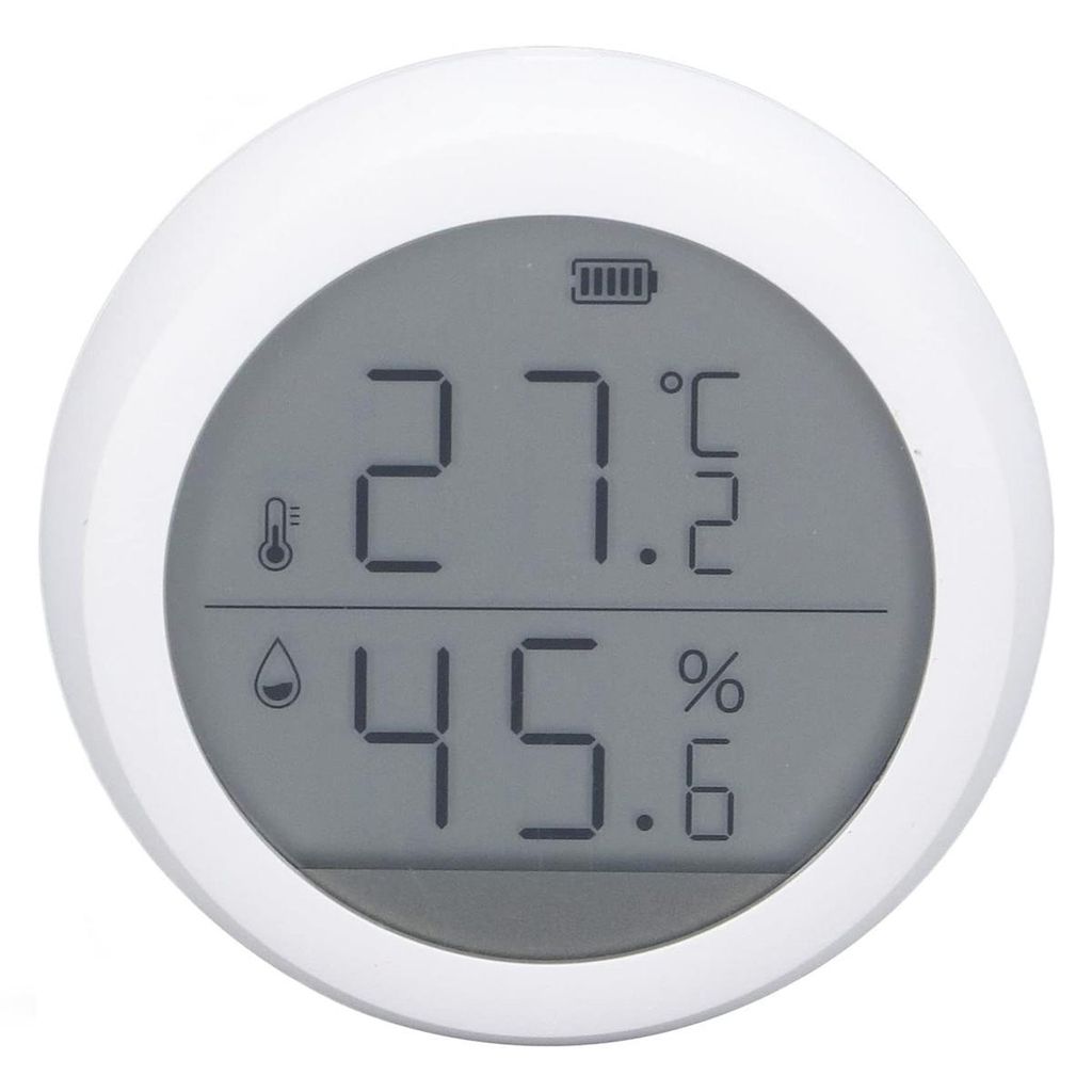 Smart Temperatursensor & Hygrometer, °C/°F umschaltbar, kompatibel mit Alexa, Google Home, Tuya & Smart Life, Messbereich -10 bis 50 °C