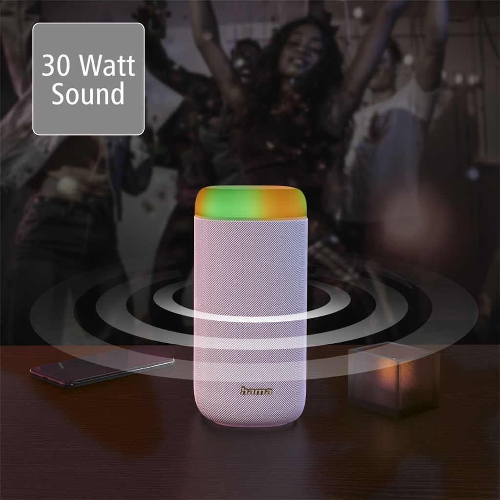 hama Shine 2.0 Bluetooth-Lautsprecher weiß Produktbild 13