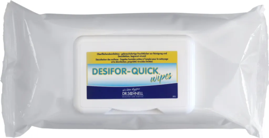 Salviette Disinfettanti Dr. Schnell 20610 DESIFOR-QUICK 80 Pezzi