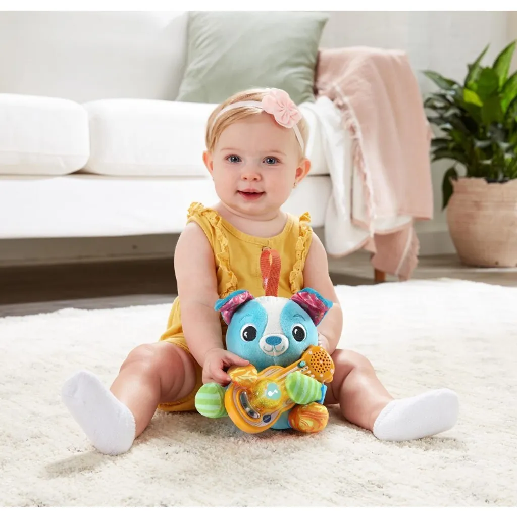Peluche Musicale Bébé VTech Chiot Éveil - Jouet Interactif 3 Mois ESP
