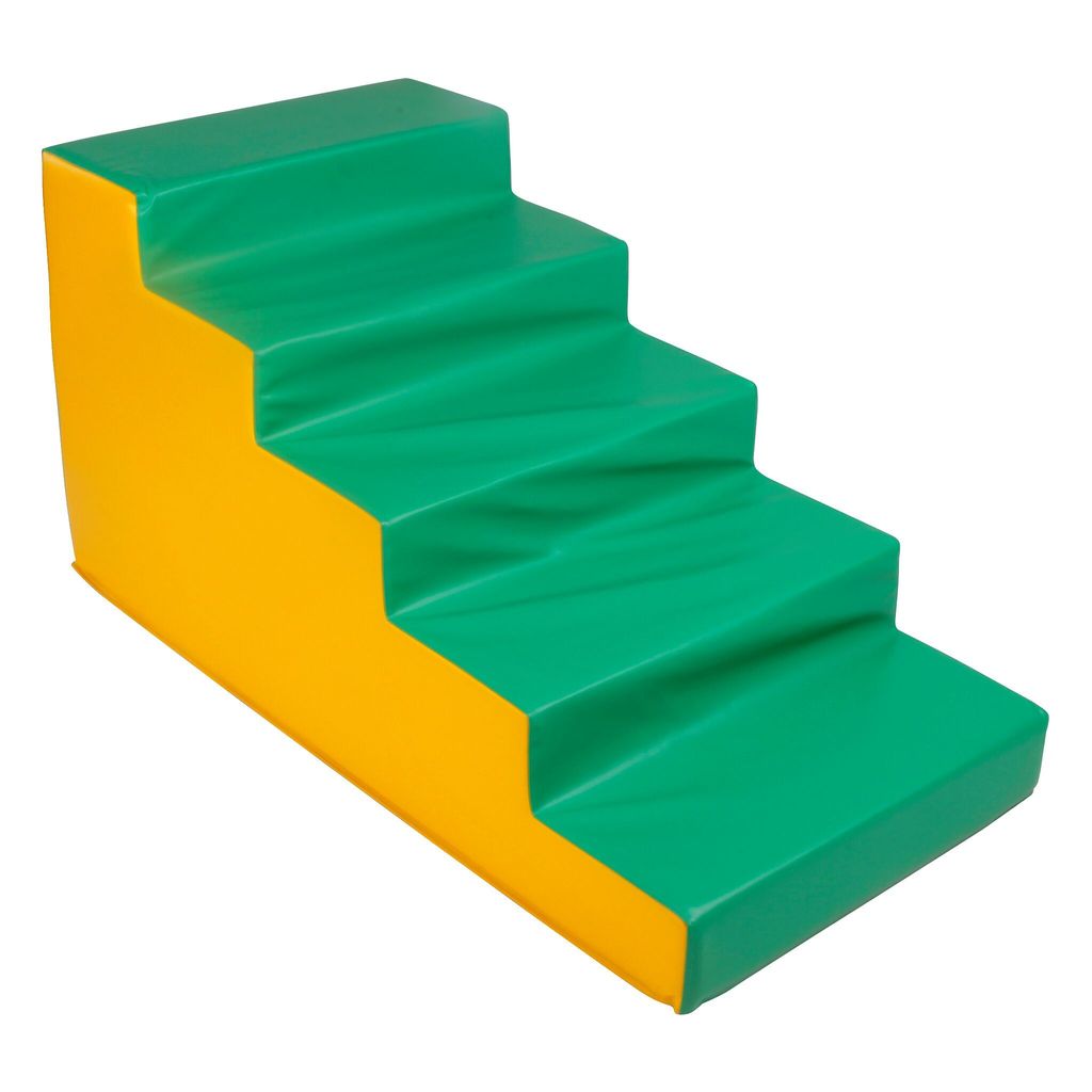 Sport-Thieme Schaumstoffbaustein "Treppe", 5-stufig, 120x60x60 cm