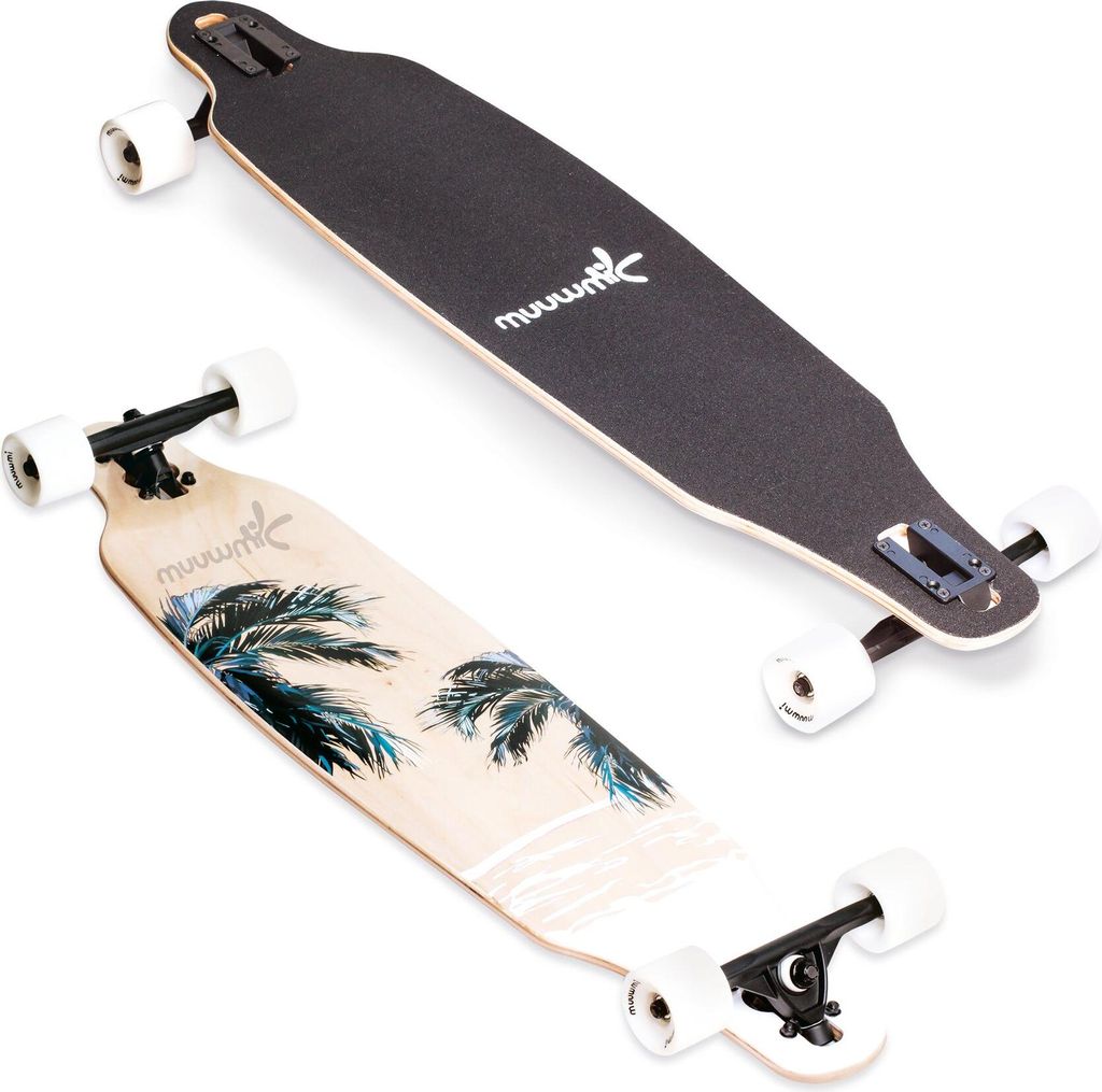 muuwmi Longboard Beach, Paluba 97x23 cm, Ahornholz, 7 Zoll Obrázek produktu 