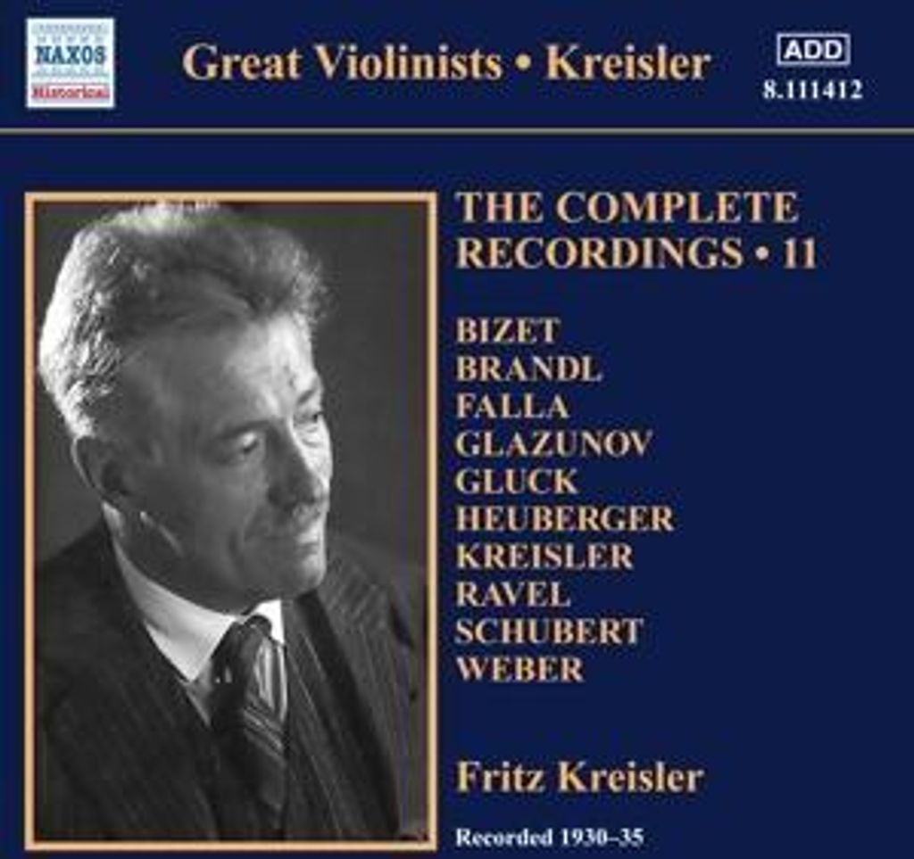 Kreisler, F: Complete Recordings,Vol.11