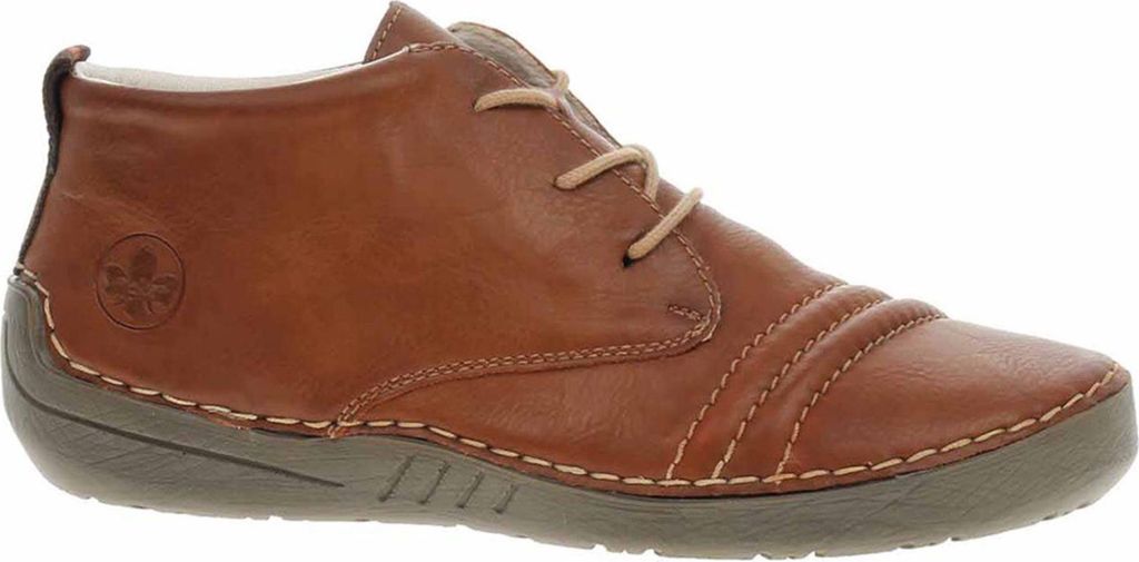 Damskie buty do kostki Rieker 52532-24, brązowe, rozmiar 37 Zdjęcie produktu 