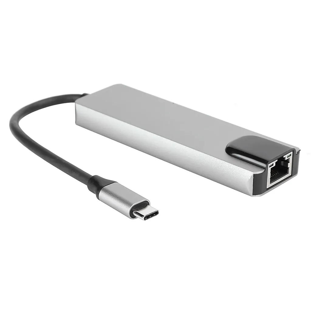 Offerta Hub 5 in 1 Type-C Adattatore Video HDMI USB 3.0 Alta Velocità