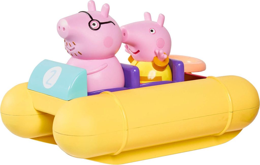 Tomy E73107 - Peppa Wutz Pedalo mit Papa Wutz - Badespielzeug