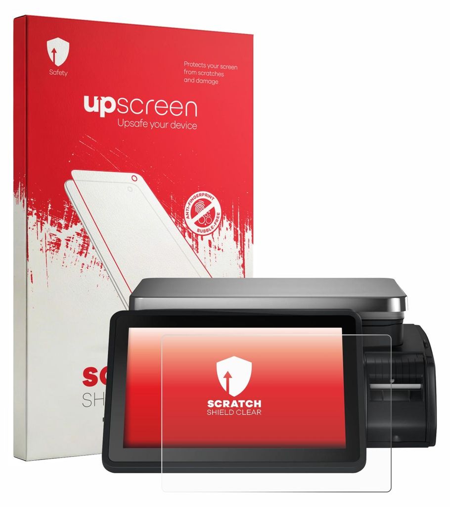 upscreen Schutzfolie für Bizerba Q1 pro 100 12.1" Displayschutz Displayschutzfolie Folie Klar Transparent